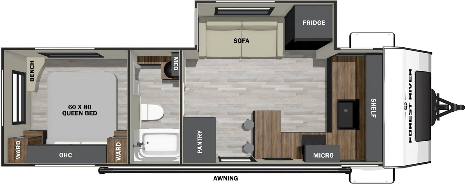 Ibex 20FKDS Floorplan